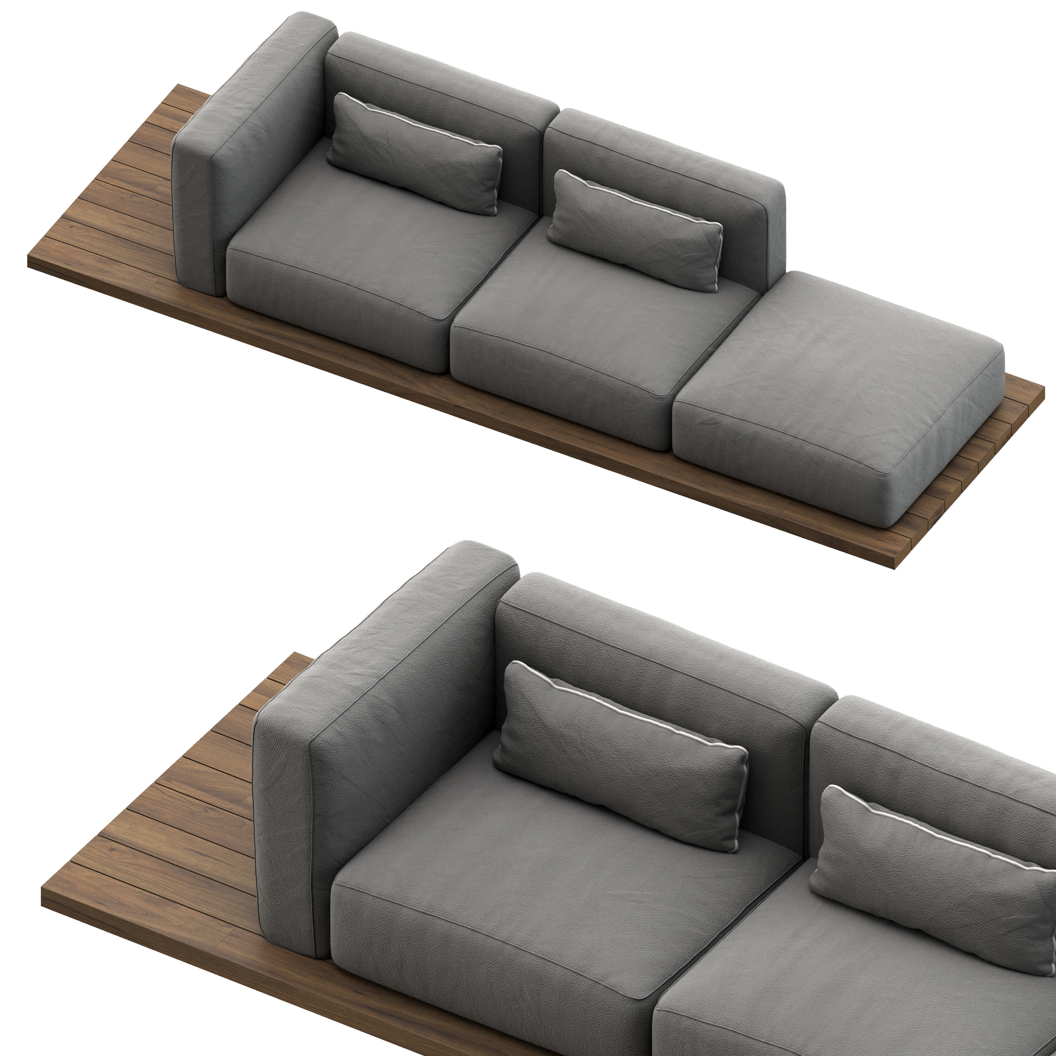 Montauk Sofa 3D model_4