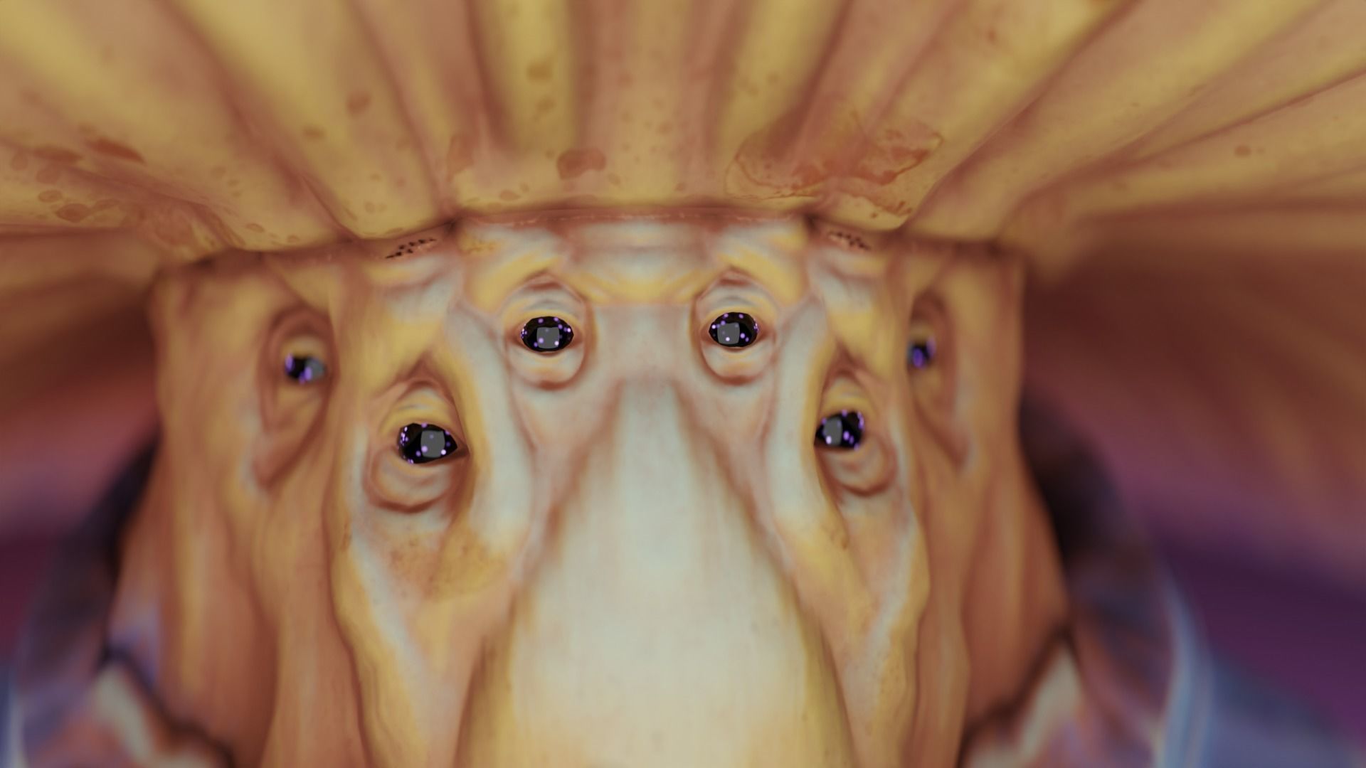 Mushroom Man Low-poly 3D model_7