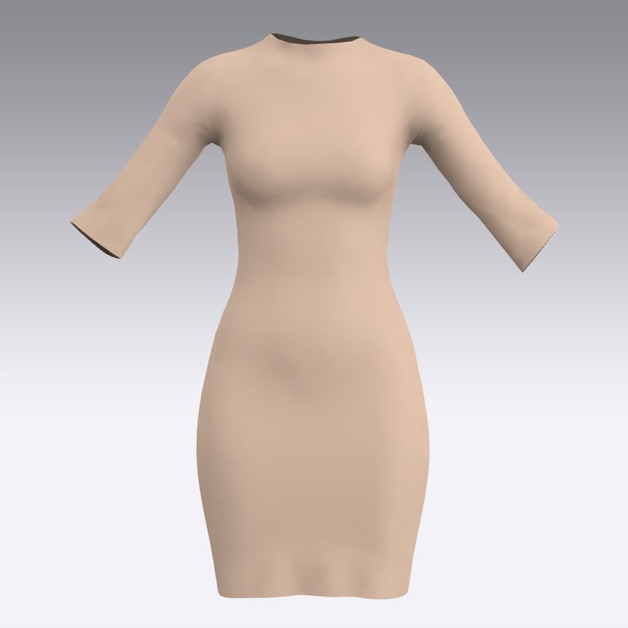 basic beige dress Matilda Dress, Wheat S main image 0