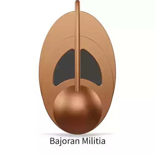 Bajoran Militia Badge from Deep Space 9 3D print model