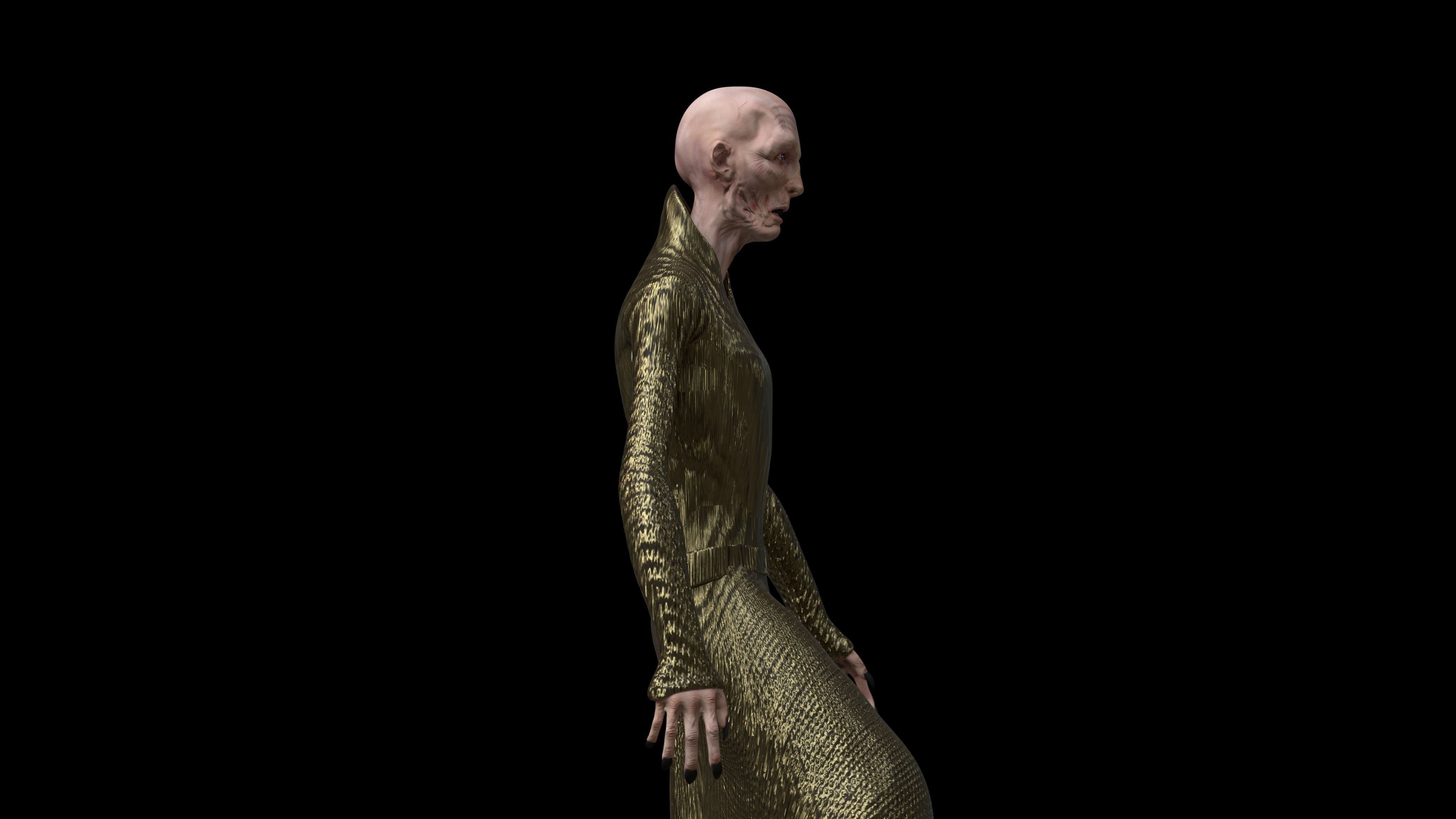 SNOKE 3D MODEL throne 3D model_10