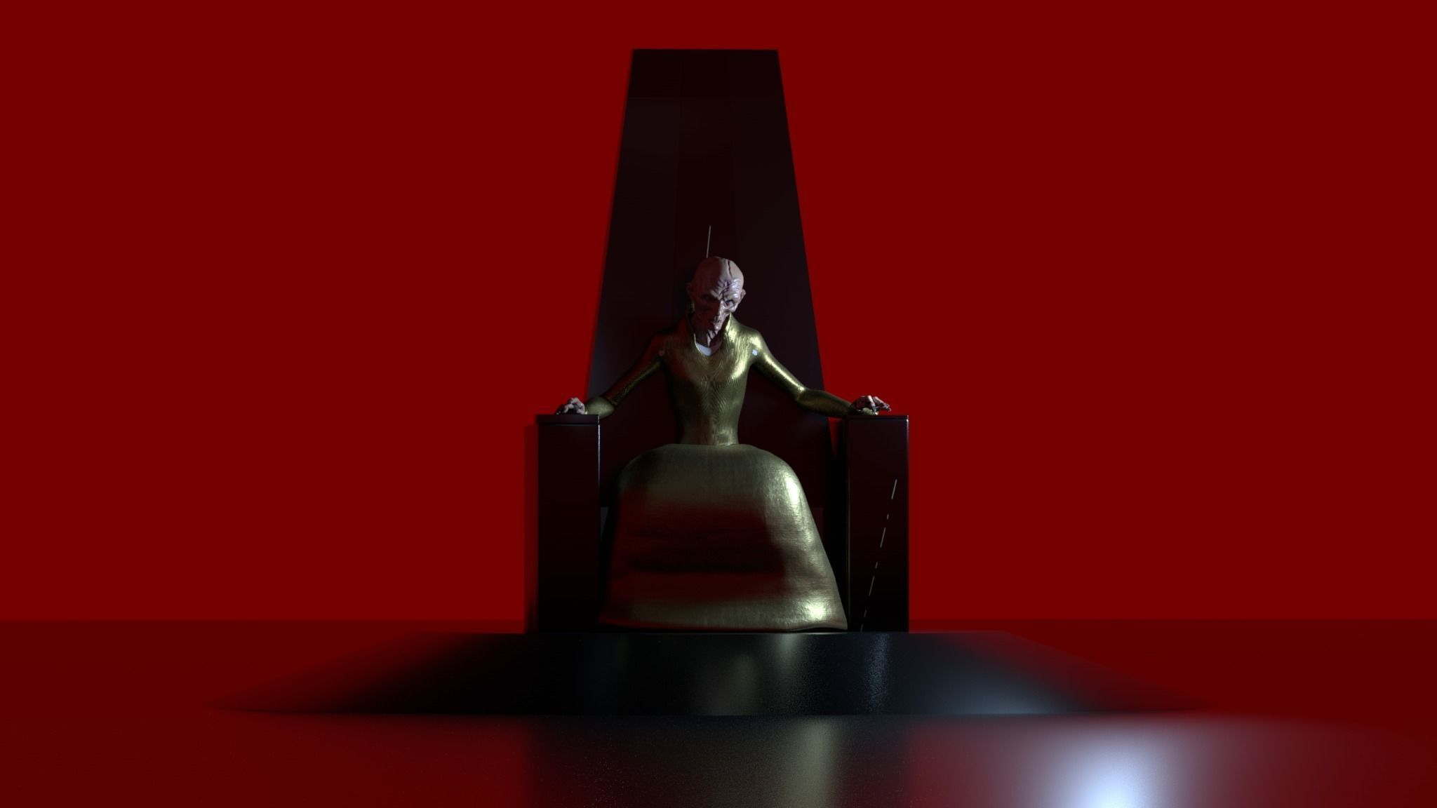 SNOKE 3D MODEL throne 3D model_2