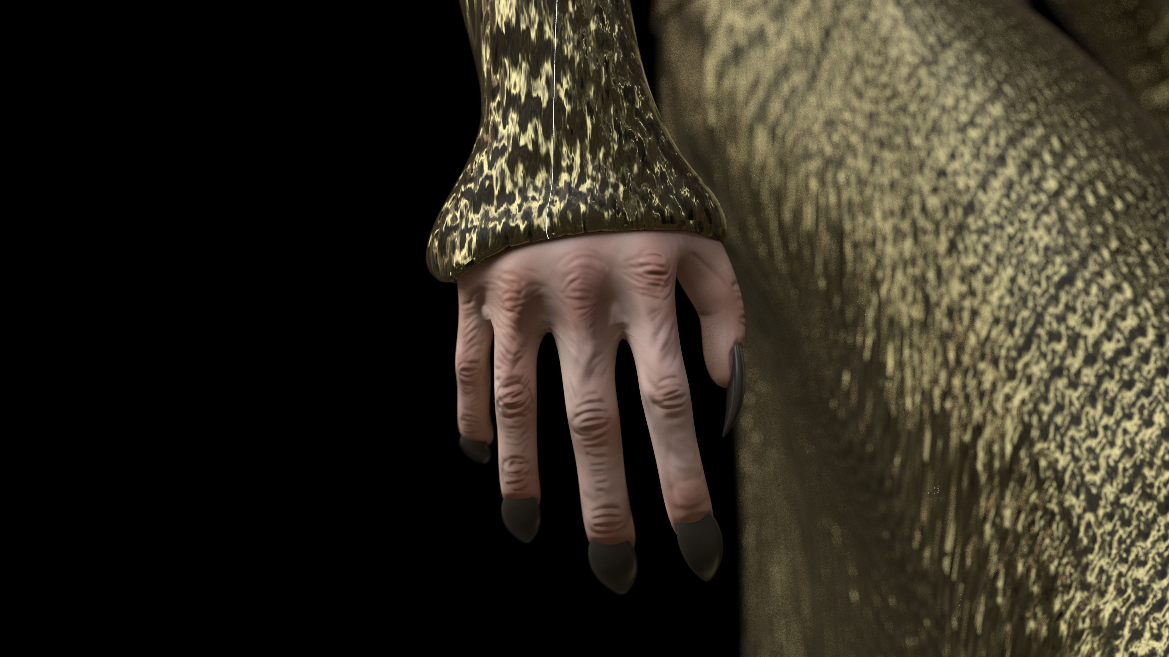 SNOKE 3D MODEL throne 3D model_9