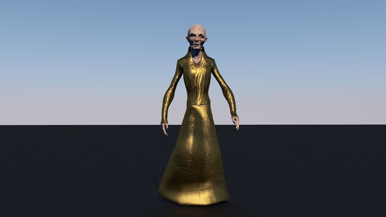 SNOKE 3D MODEL throne 3D model_13