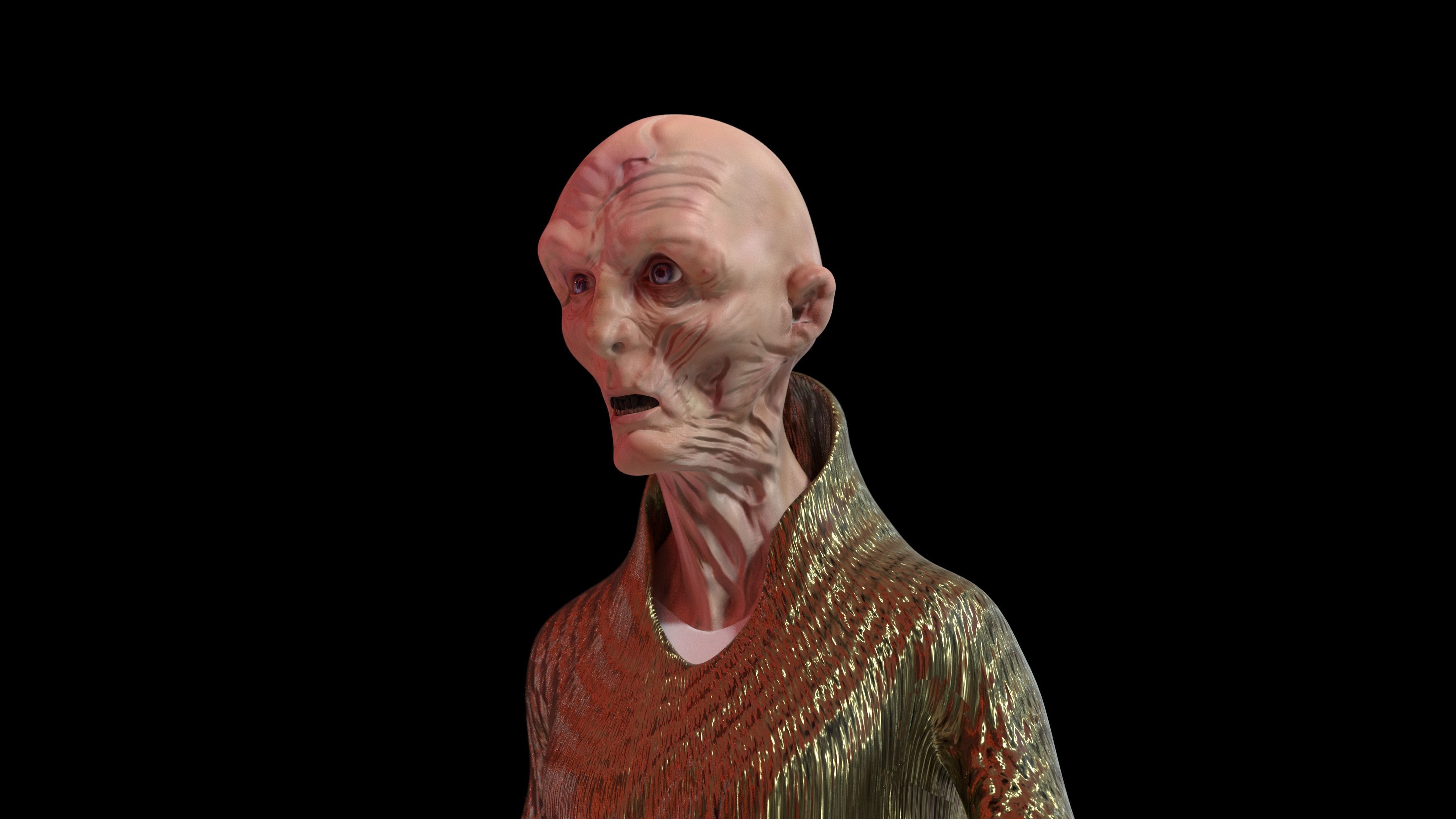 SNOKE 3D MODEL throne 3D model_7