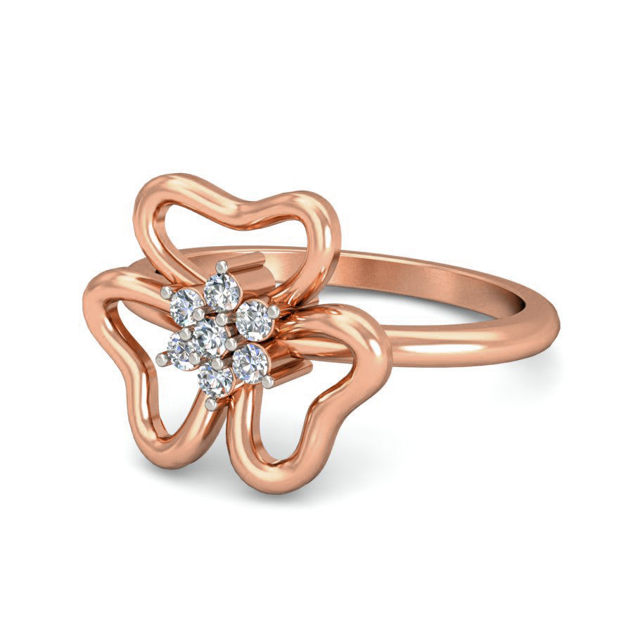 Women Diamond ring 3dm stl render detail 3D print model_4