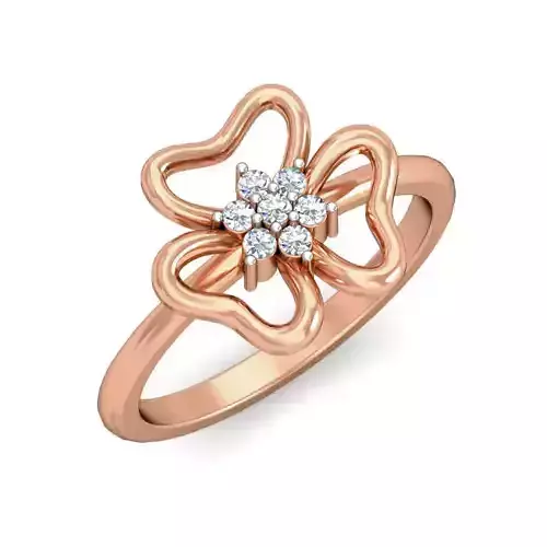 Women Diamond ring 3dm stl render detail
