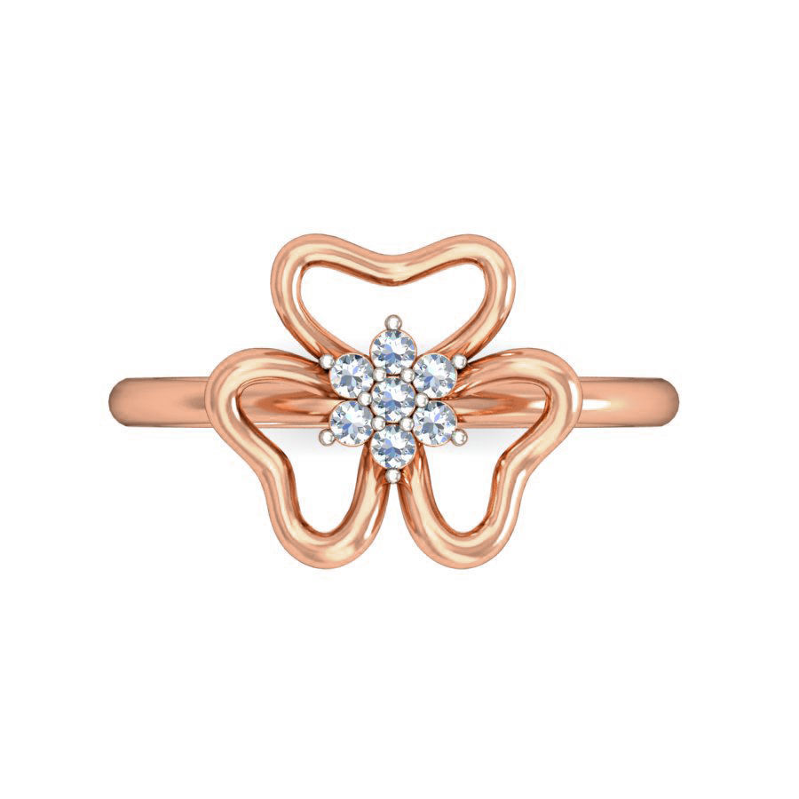 Women Diamond ring 3dm stl render detail 3D print model_3