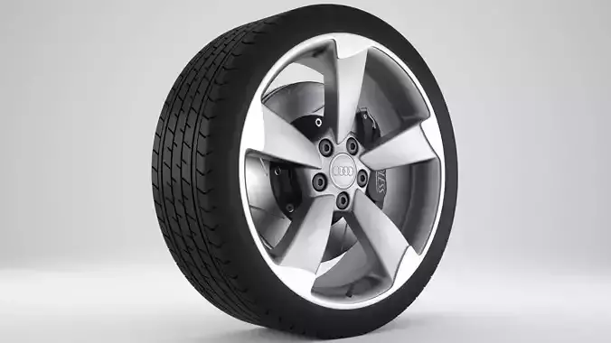 Audi A4 Rim 3D model