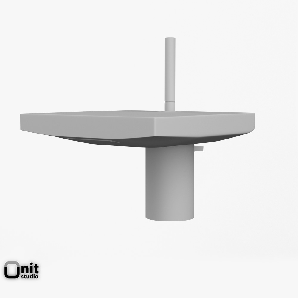 Hansgrohe Axor Starck X washbasin tap  3D model_8