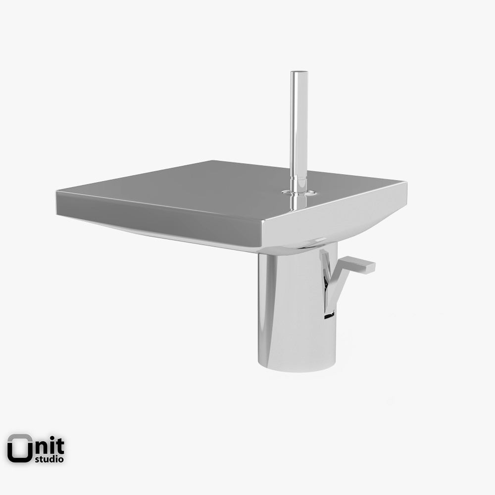 Hansgrohe Axor Starck X washbasin tap  3D model_4