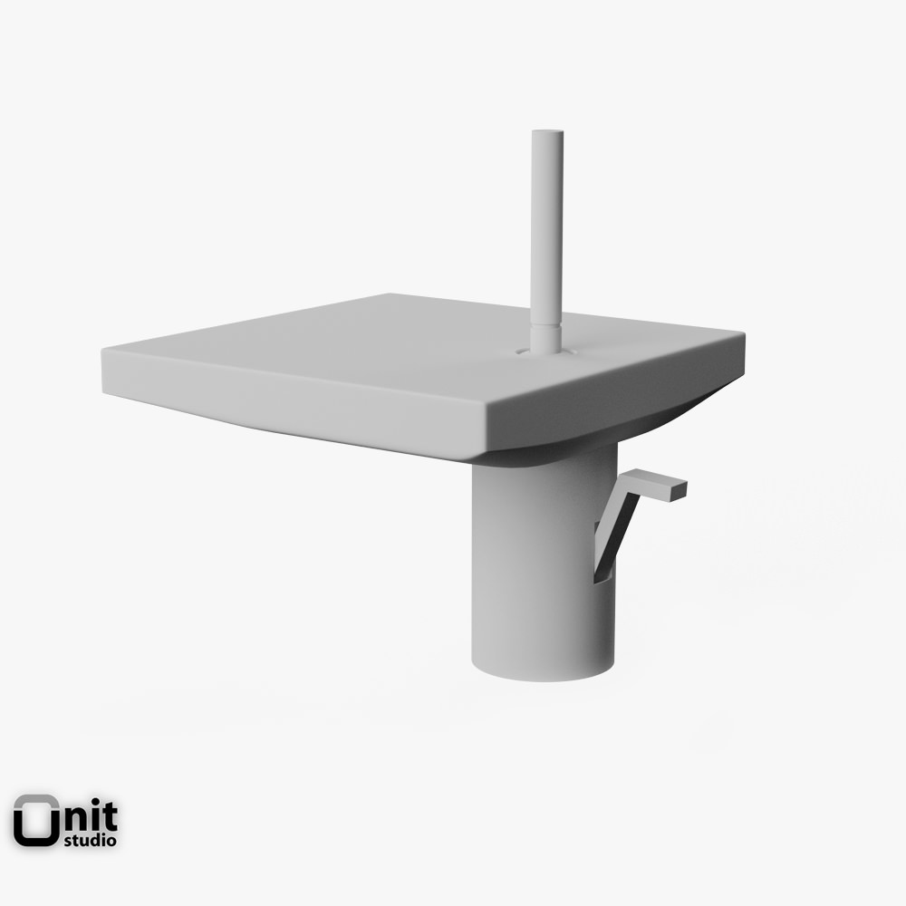 Hansgrohe Axor Starck X washbasin tap  3D model_9