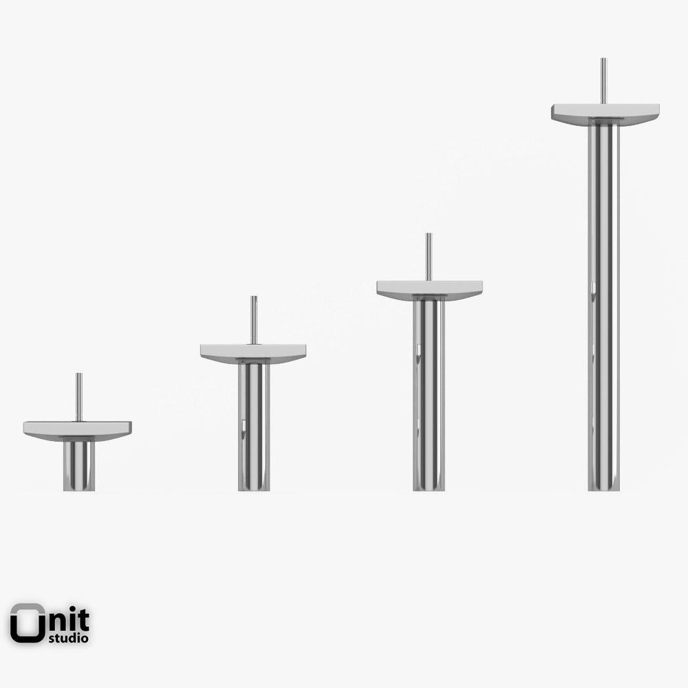 Hansgrohe Axor Starck X washbasin tap  3D model_1