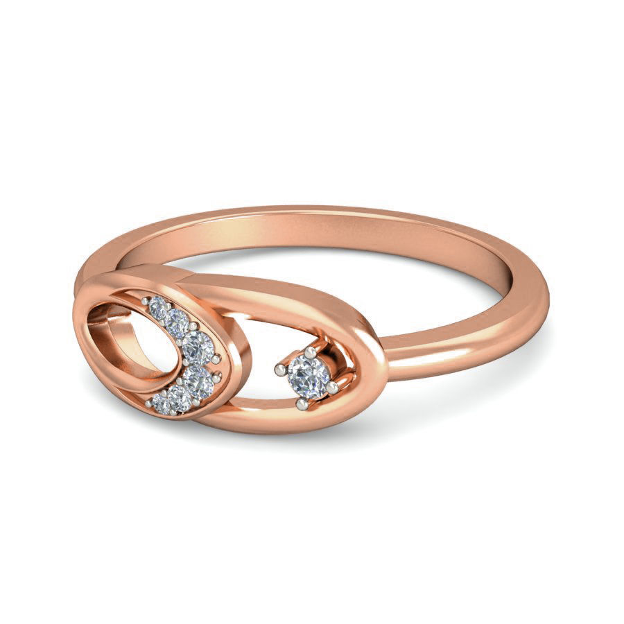 Women Diamond ring 3dm stl render detail 3D print model_4