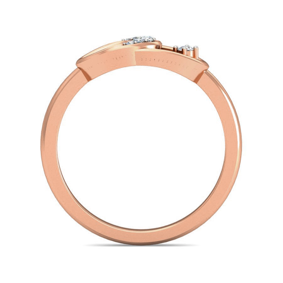 Women Diamond ring 3dm stl render detail 3D print model_1