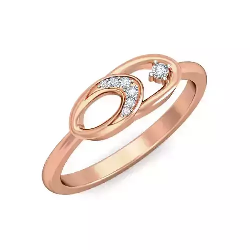 Women Diamond ring 3dm stl render detail