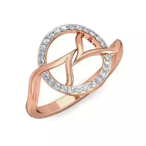 Women Diamond Ring 3dm stl renders detail