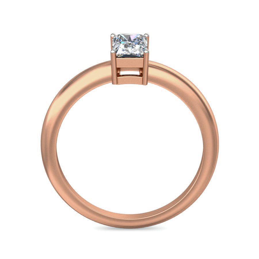 Women Solitaire Diamond Ring 3dm stl renders detail 3D print model_2