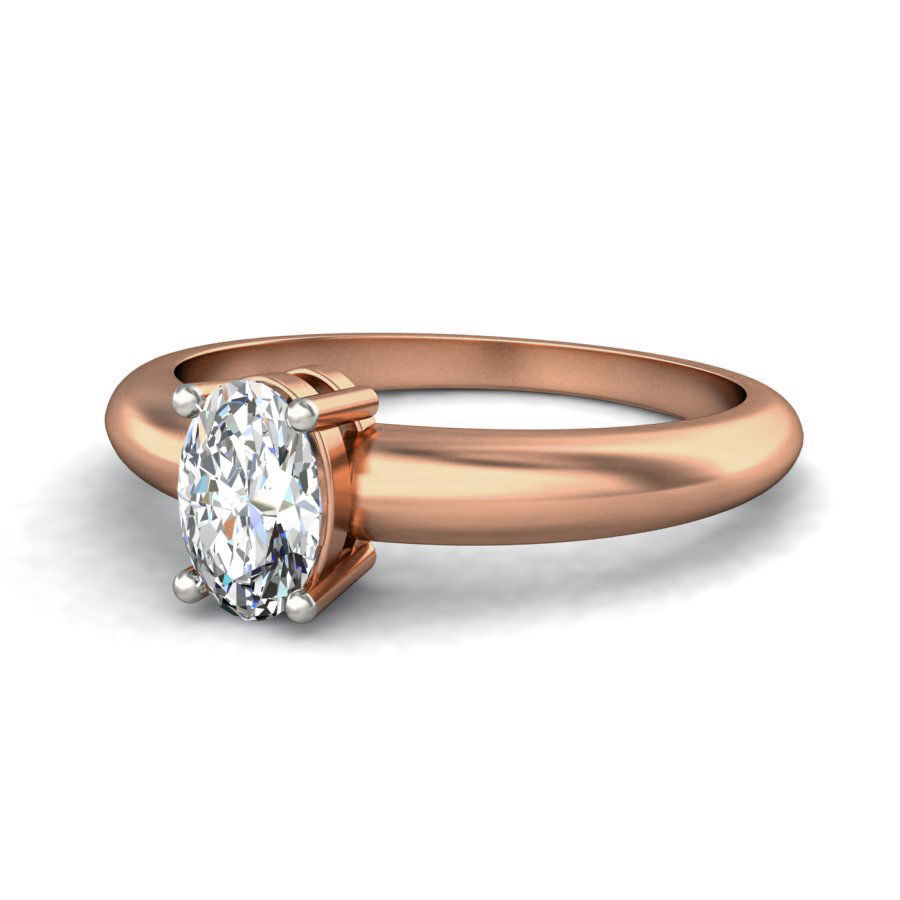 Women solitaire ring 3dm stl render detail 3D print model_8