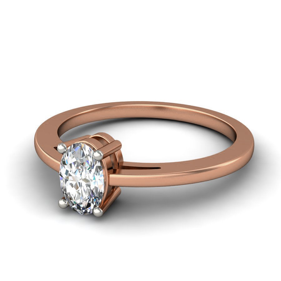 Women solitaire ring 3dm stl render detail 3D print model_8