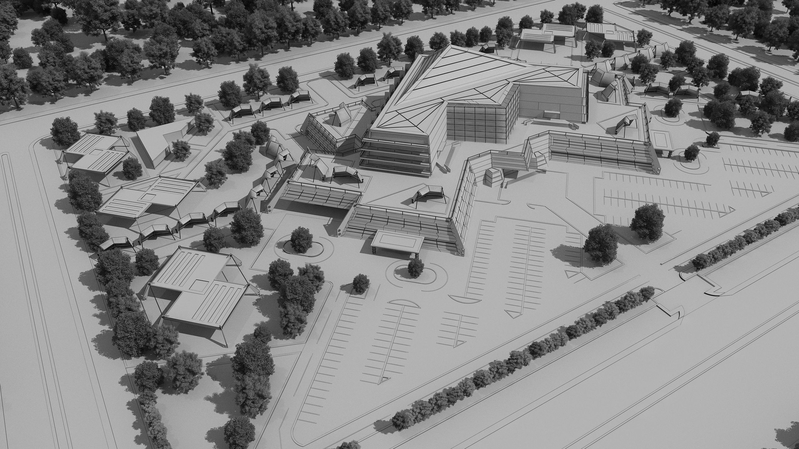 0129 - Hospital Architecture Project 3D model_13