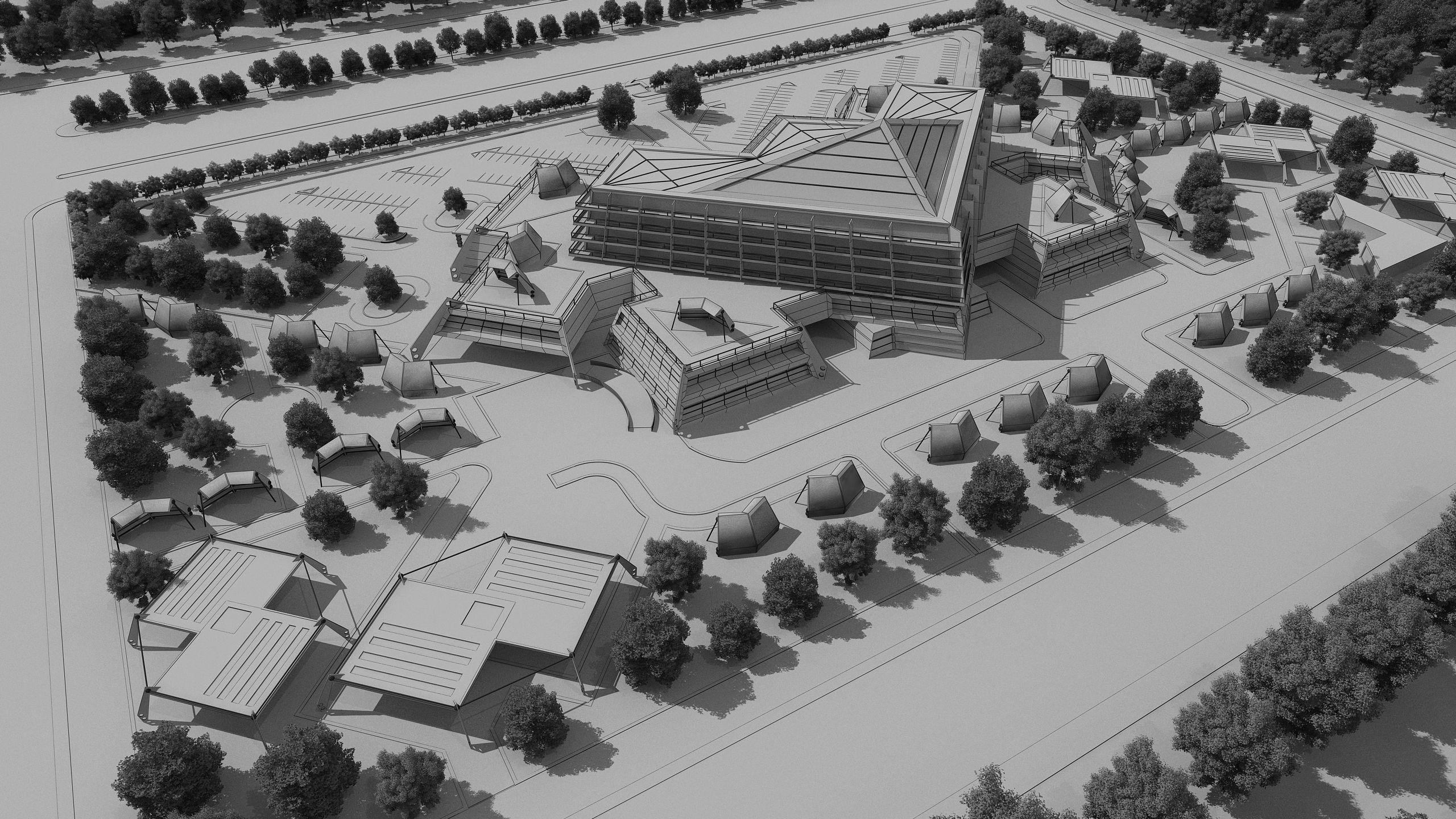 0129 - Hospital Architecture Project 3D model_17