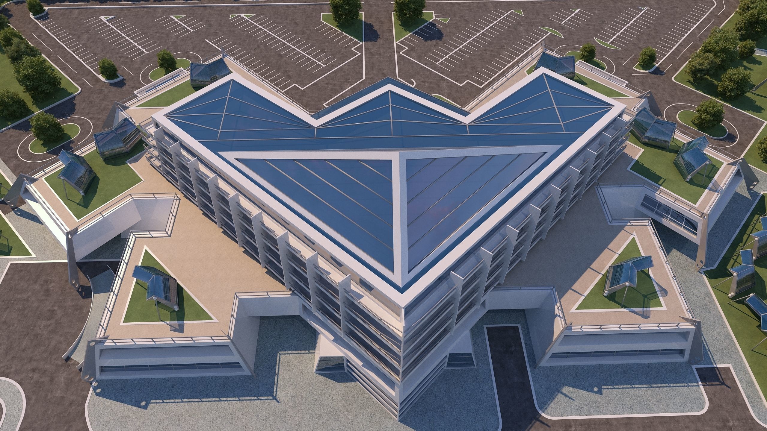 0129 - Hospital Architecture Project 3D model_8