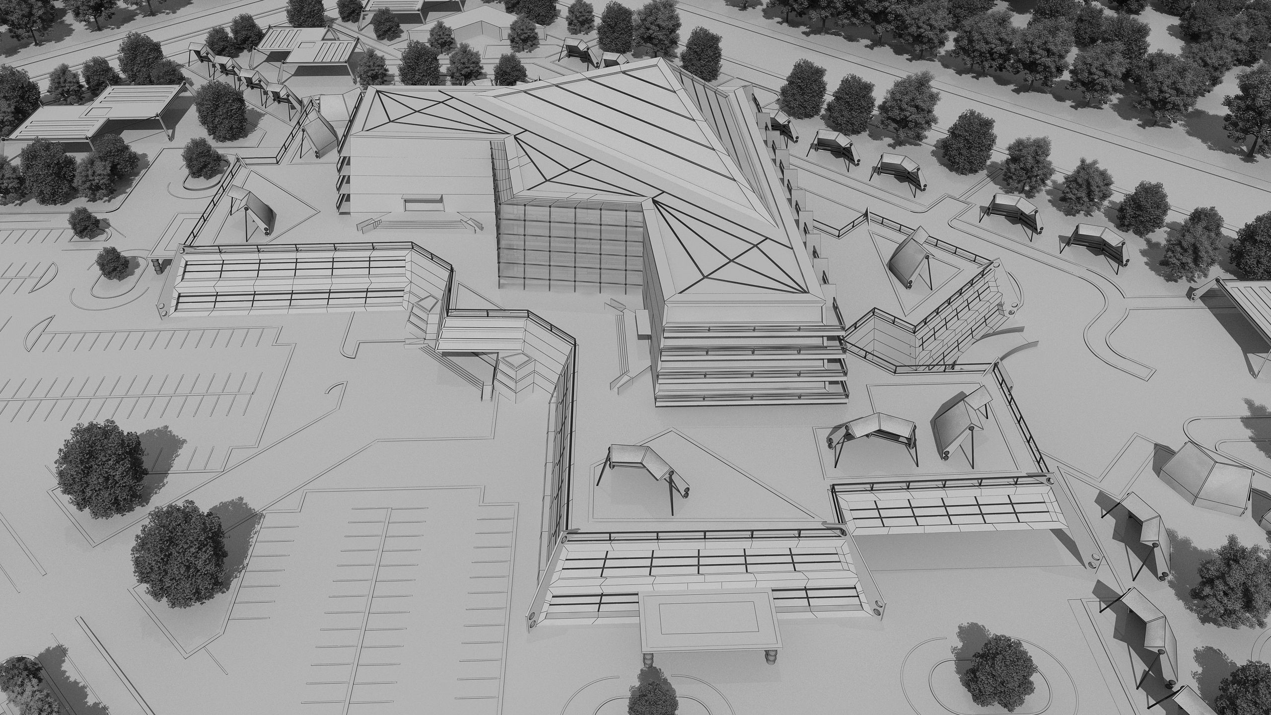 0129 - Hospital Architecture Project 3D model_14