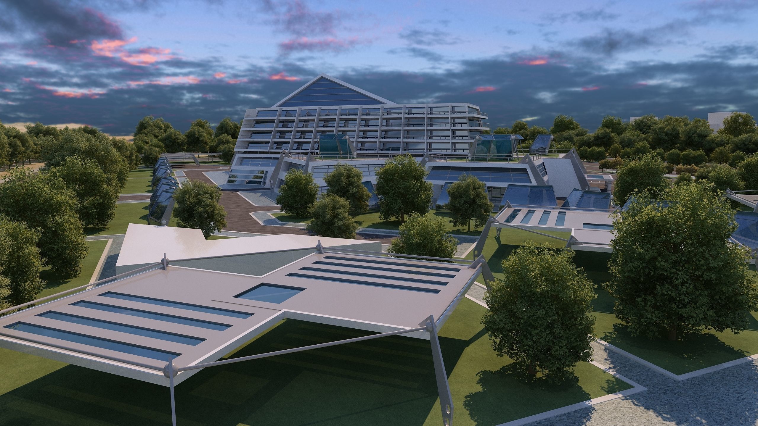 0129 - Hospital Architecture Project 3D model_7