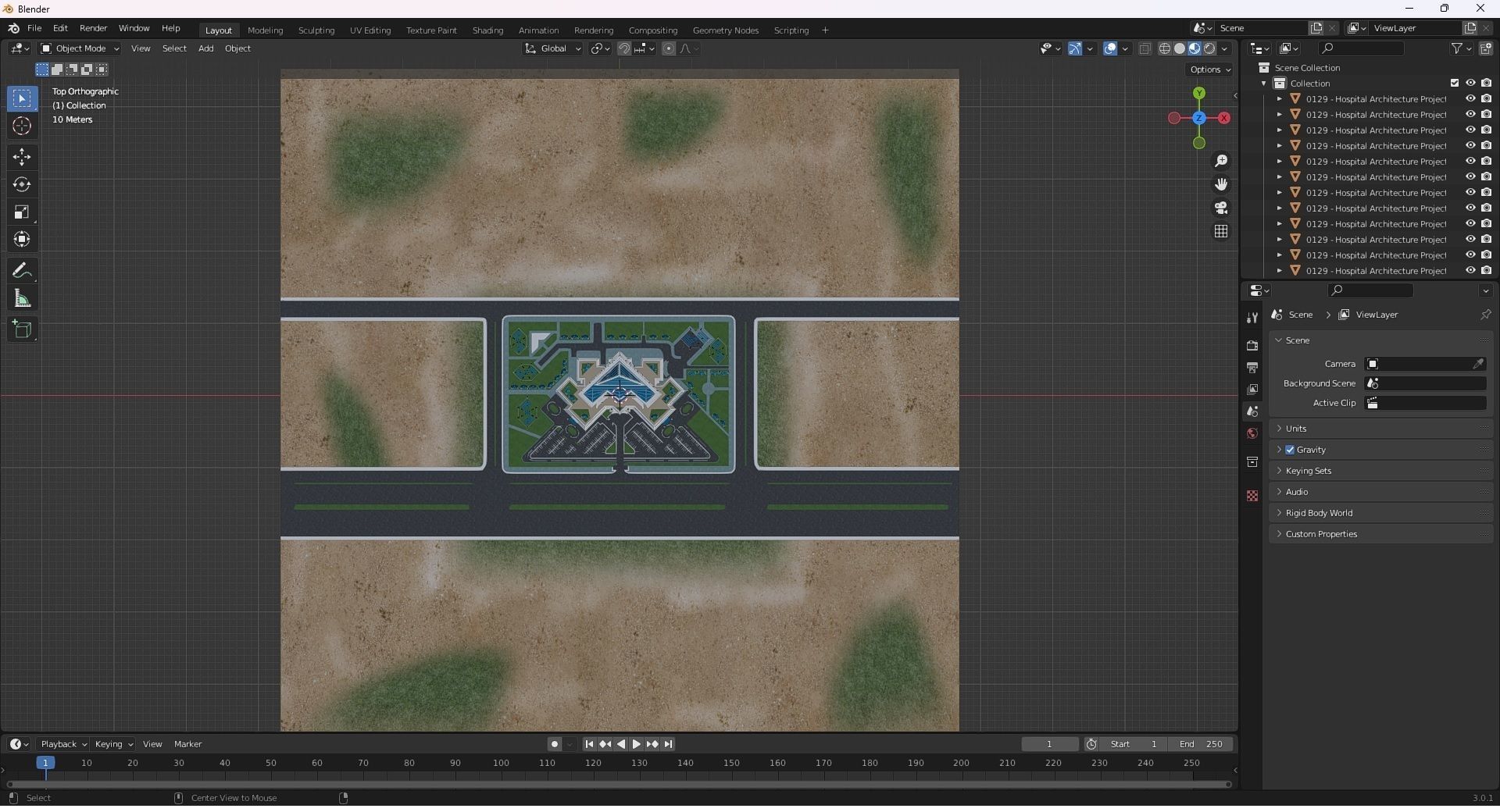 0129 - Hospital Architecture Project 3D model_28