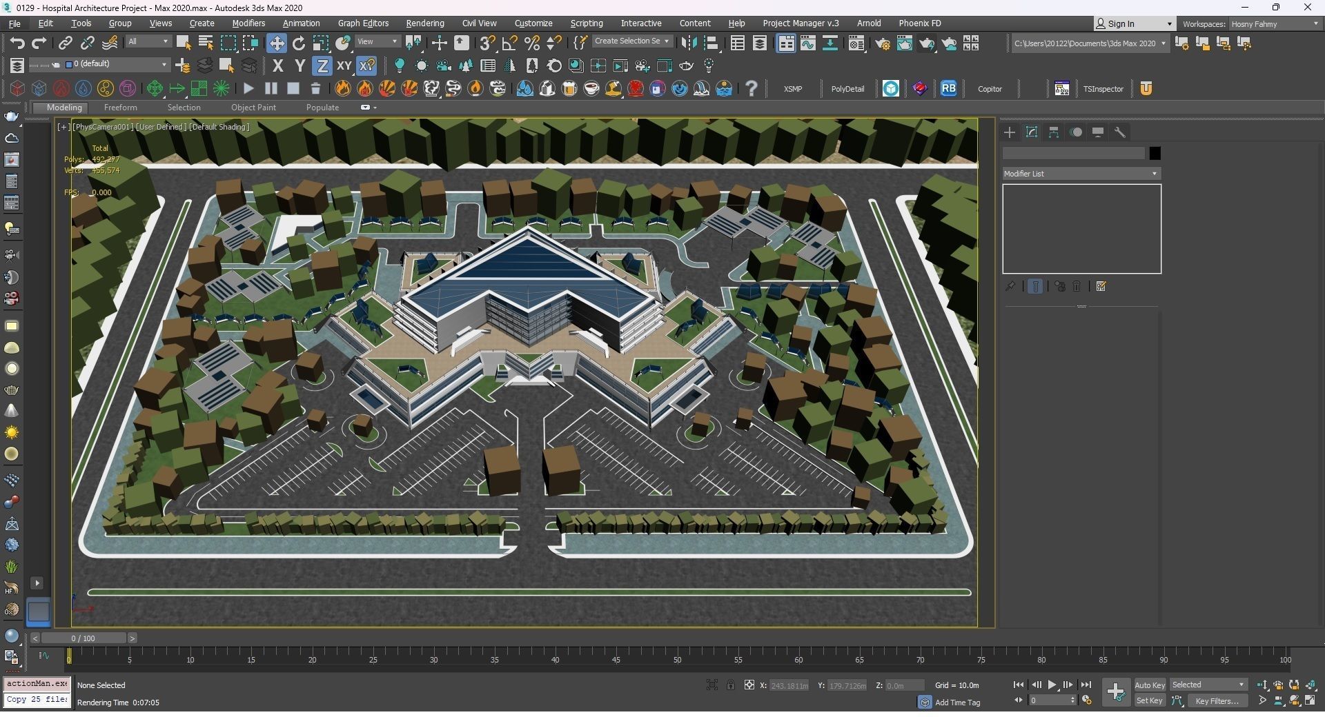 0129 - Hospital Architecture Project 3D model_24