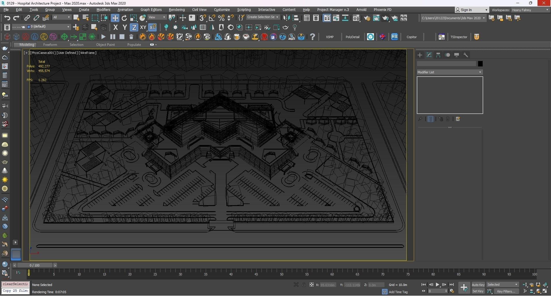 0129 - Hospital Architecture Project 3D model_25