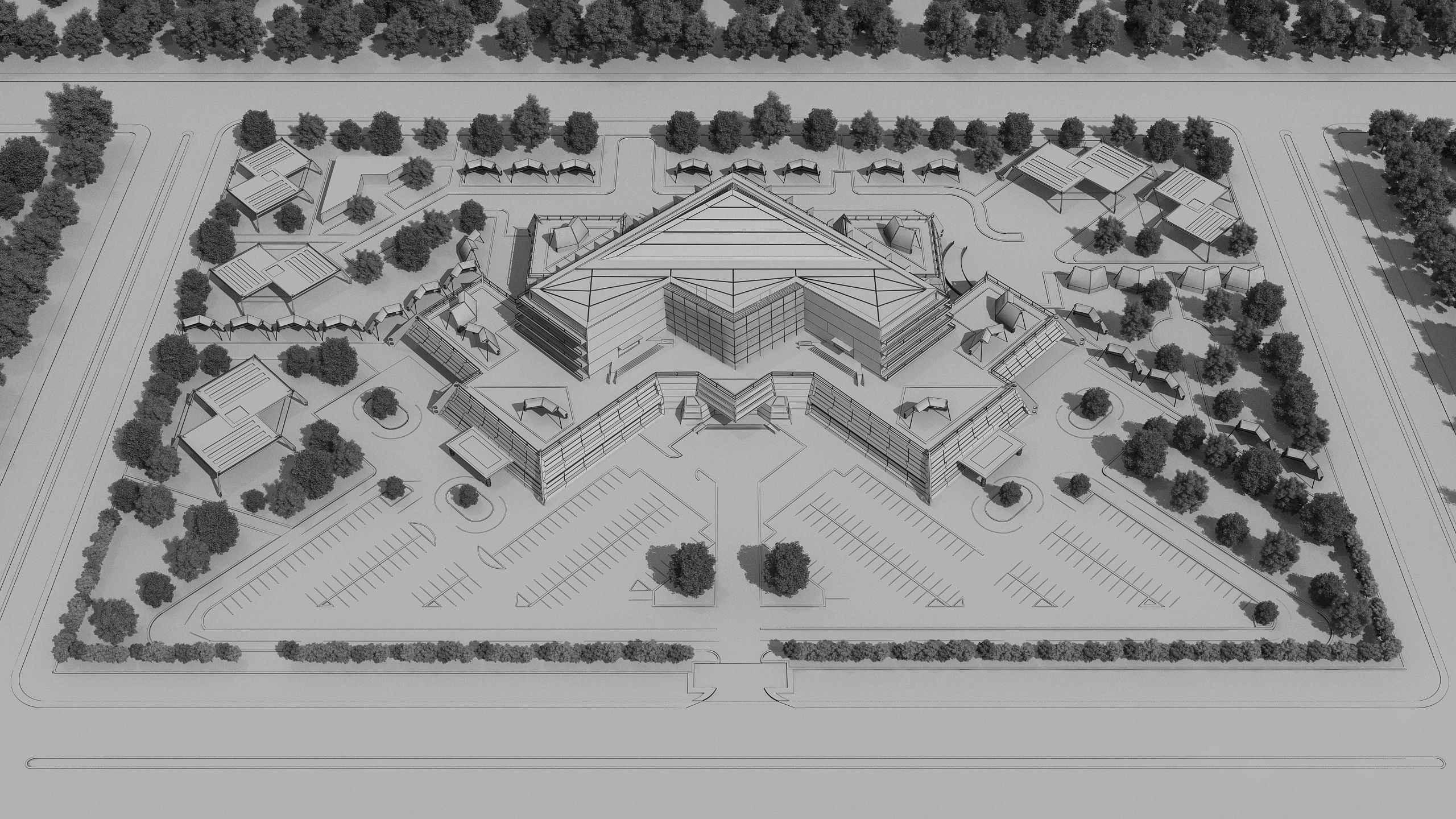 0129 - Hospital Architecture Project 3D model_12
