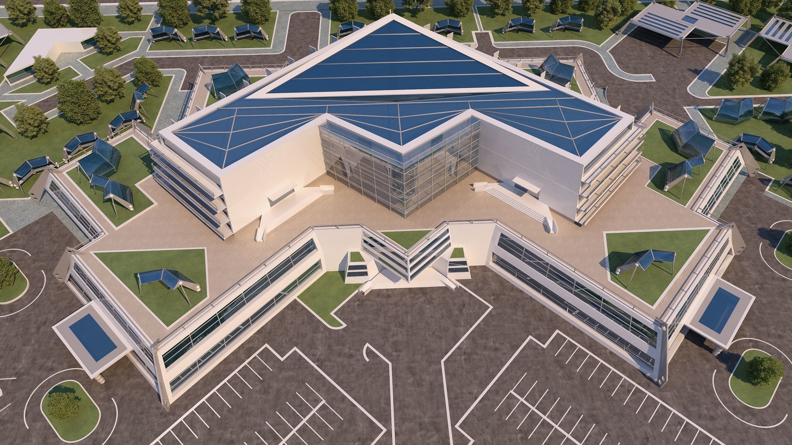 0129 - Hospital Architecture Project 3D model_9