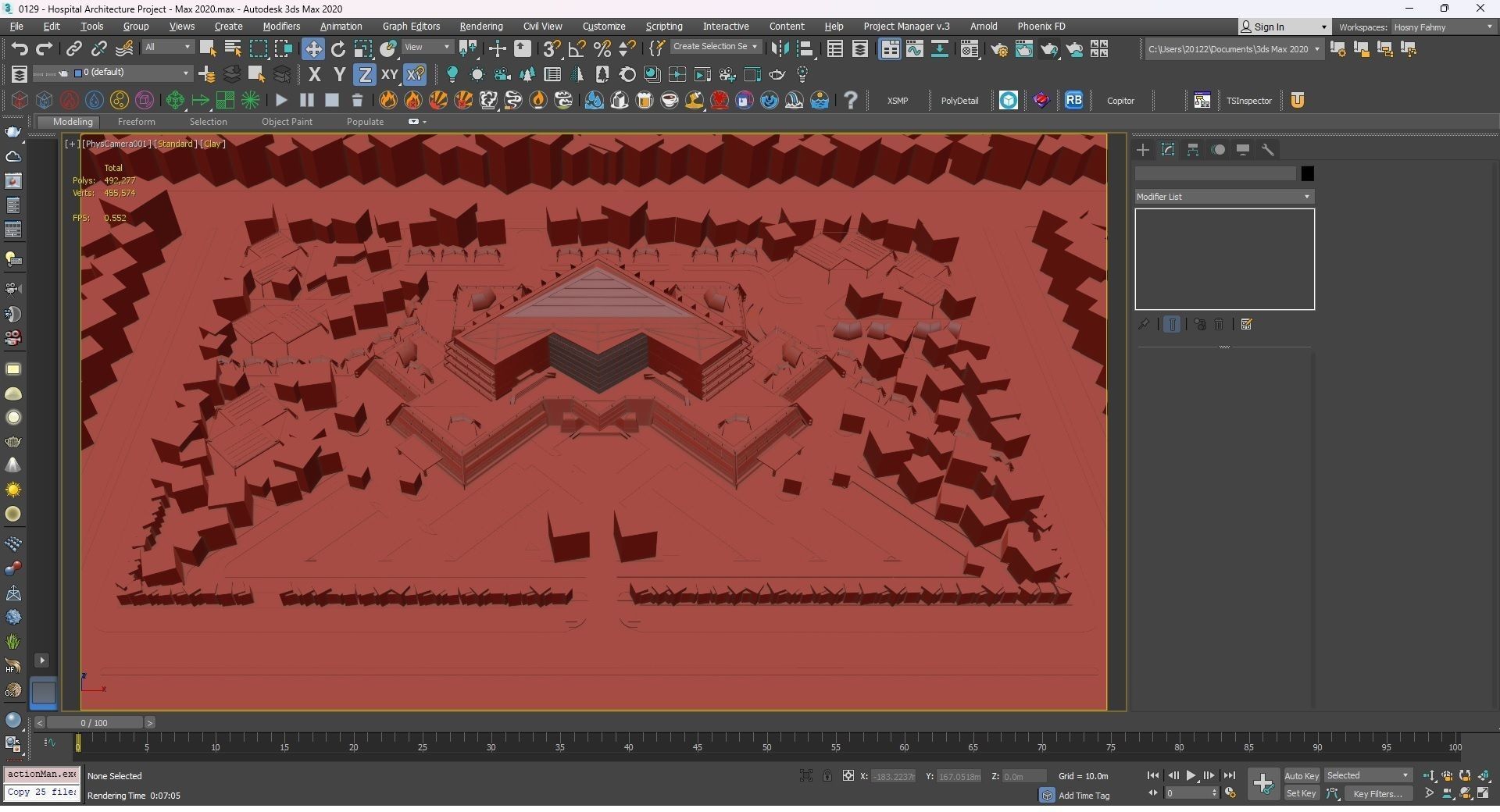0129 - Hospital Architecture Project 3D model_26