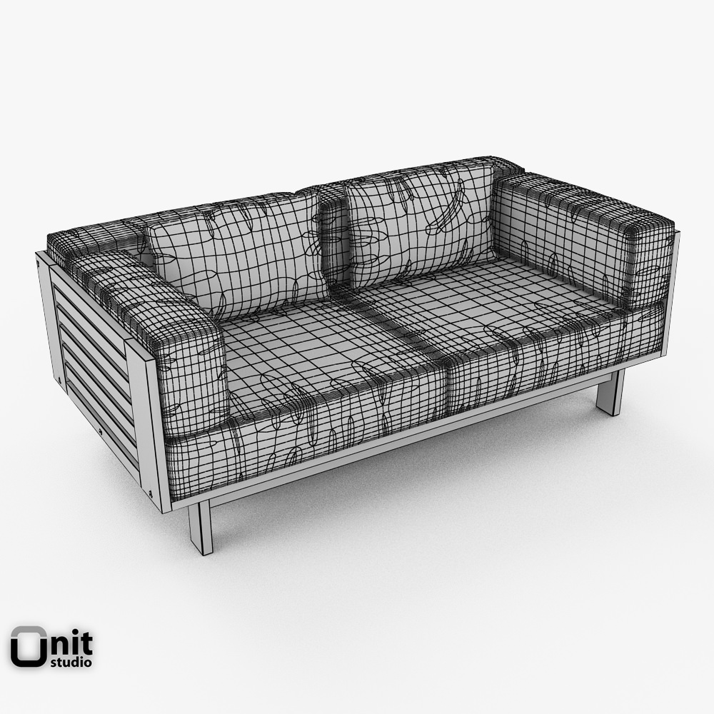 Skargaarden Falsterbo outdoor sofa 3D model_8