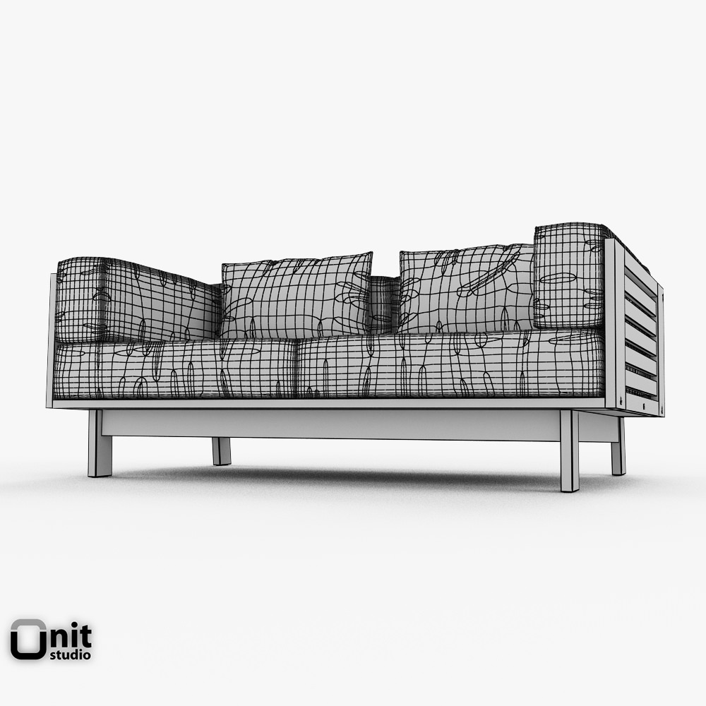 Skargaarden Falsterbo outdoor sofa 3D model_7