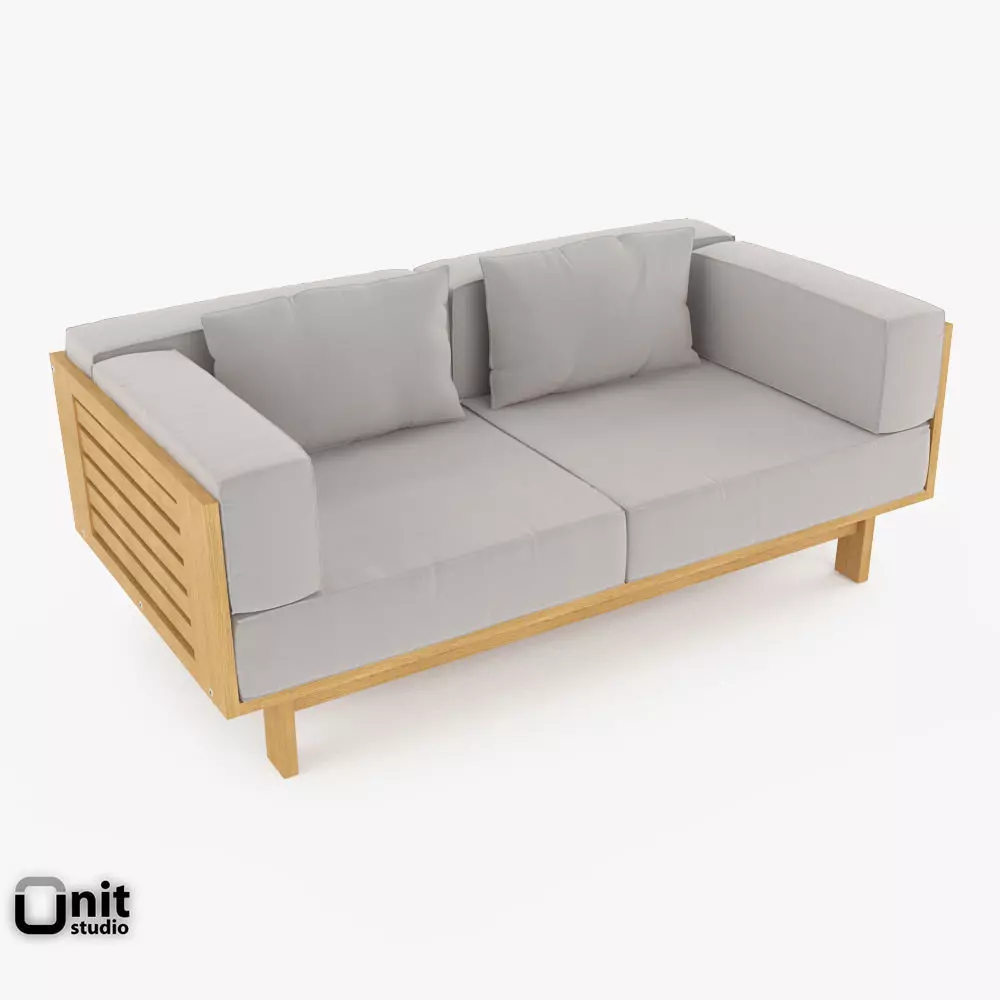 Skargaarden Falsterbo outdoor sofa 3D model_0