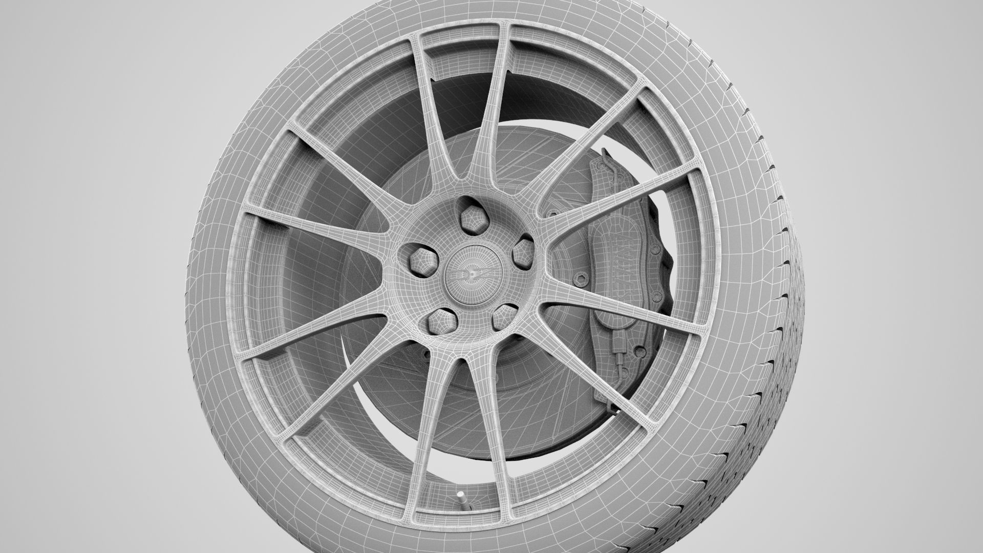 Oz Racing Ultraleggera Rim 3D model_5