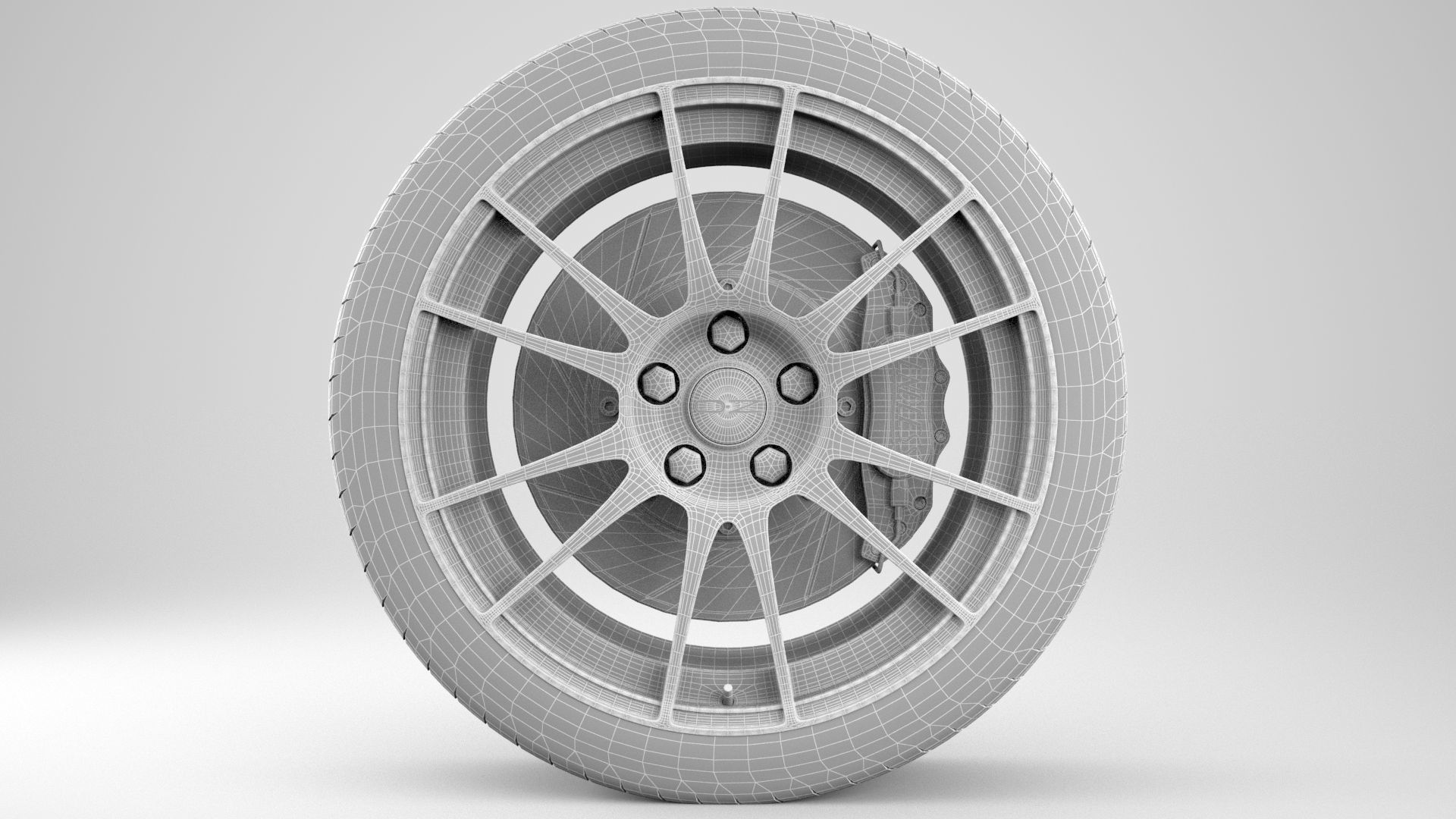Oz Racing Ultraleggera Rim 3D model_3