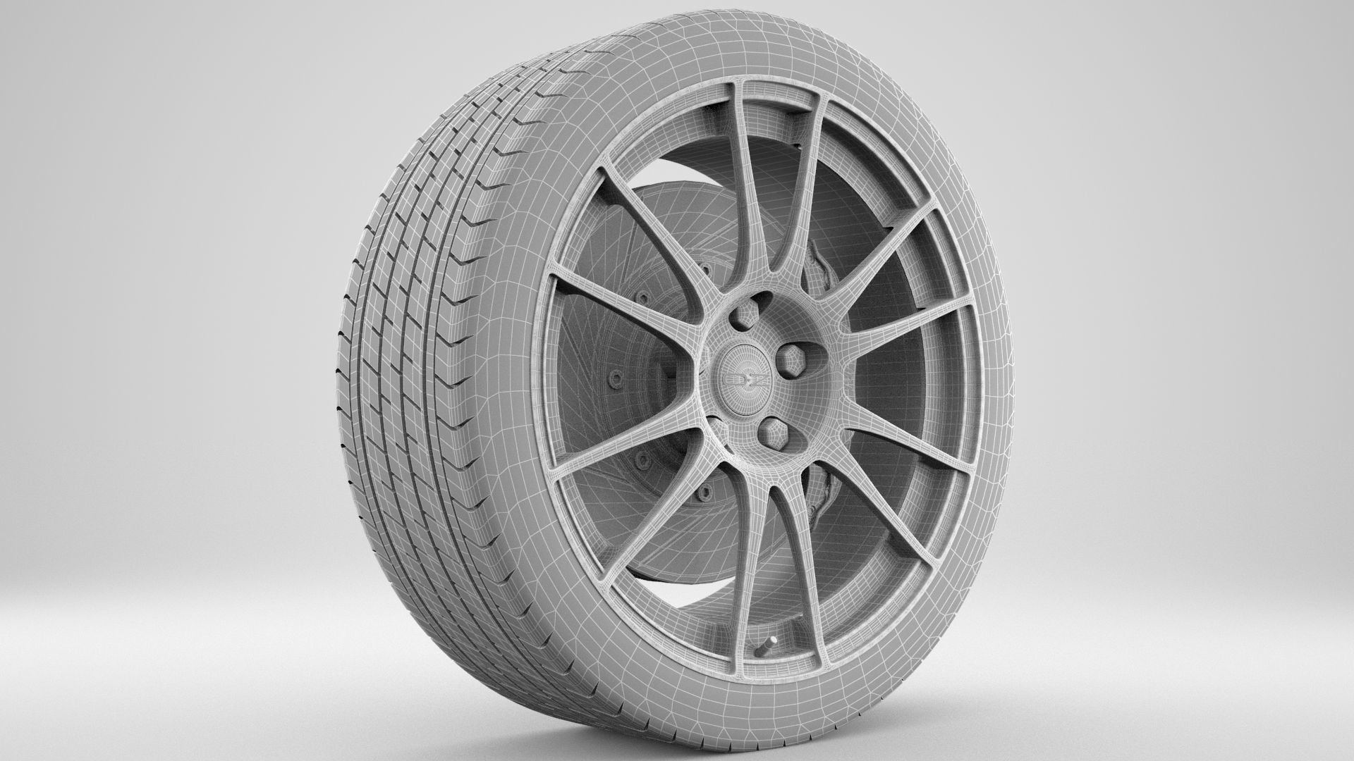 Oz Racing Ultraleggera Rim 3D model_1
