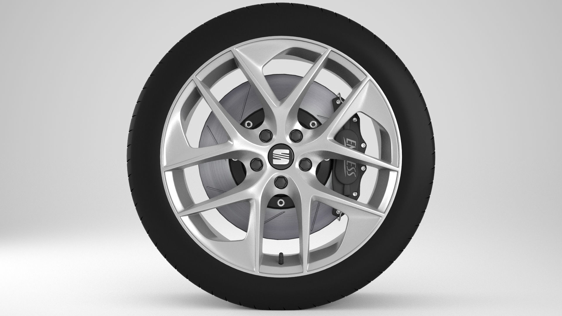 Seat Leon Rim 3D model_2