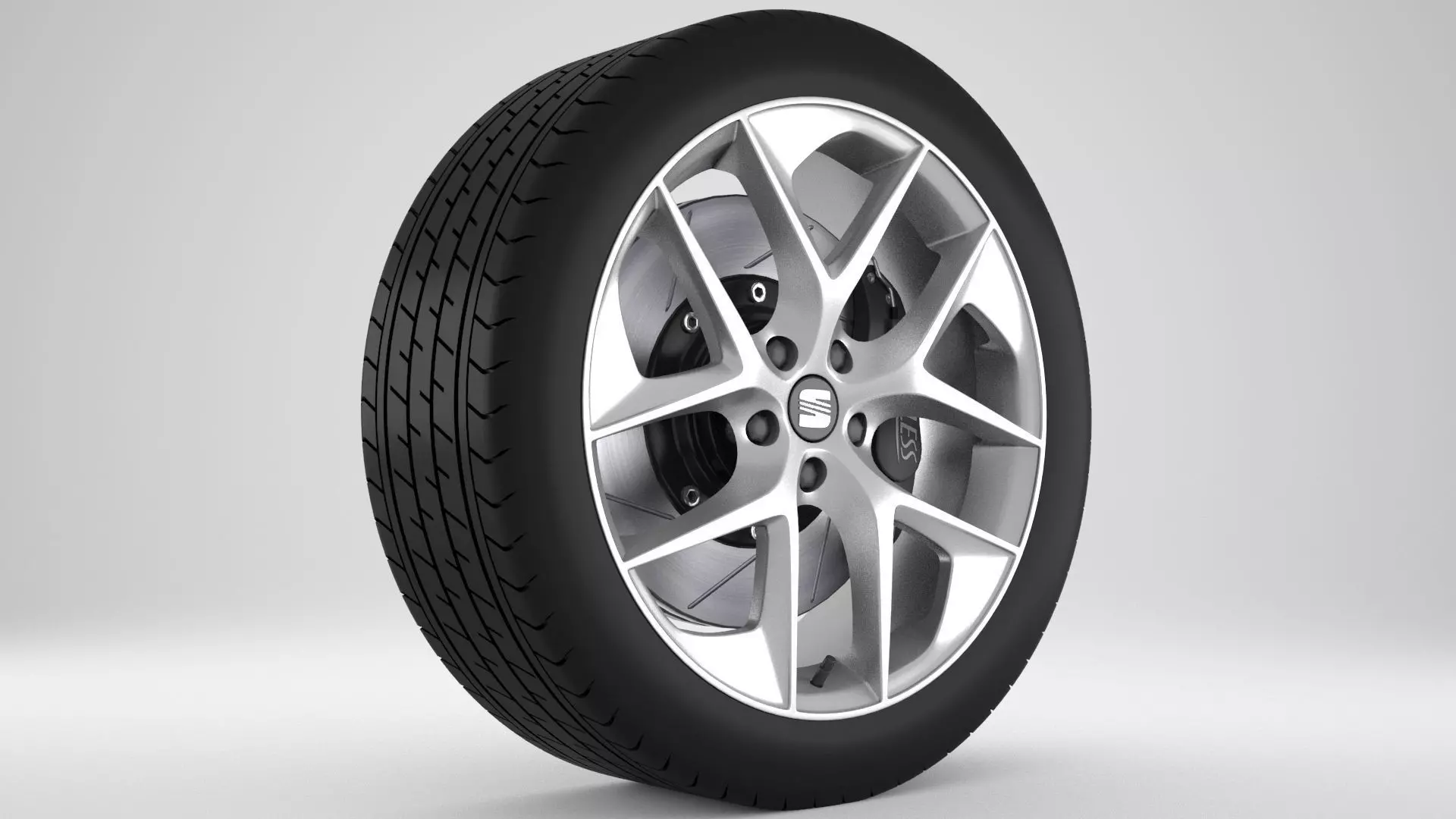 Seat Leon Rim 3D model_0