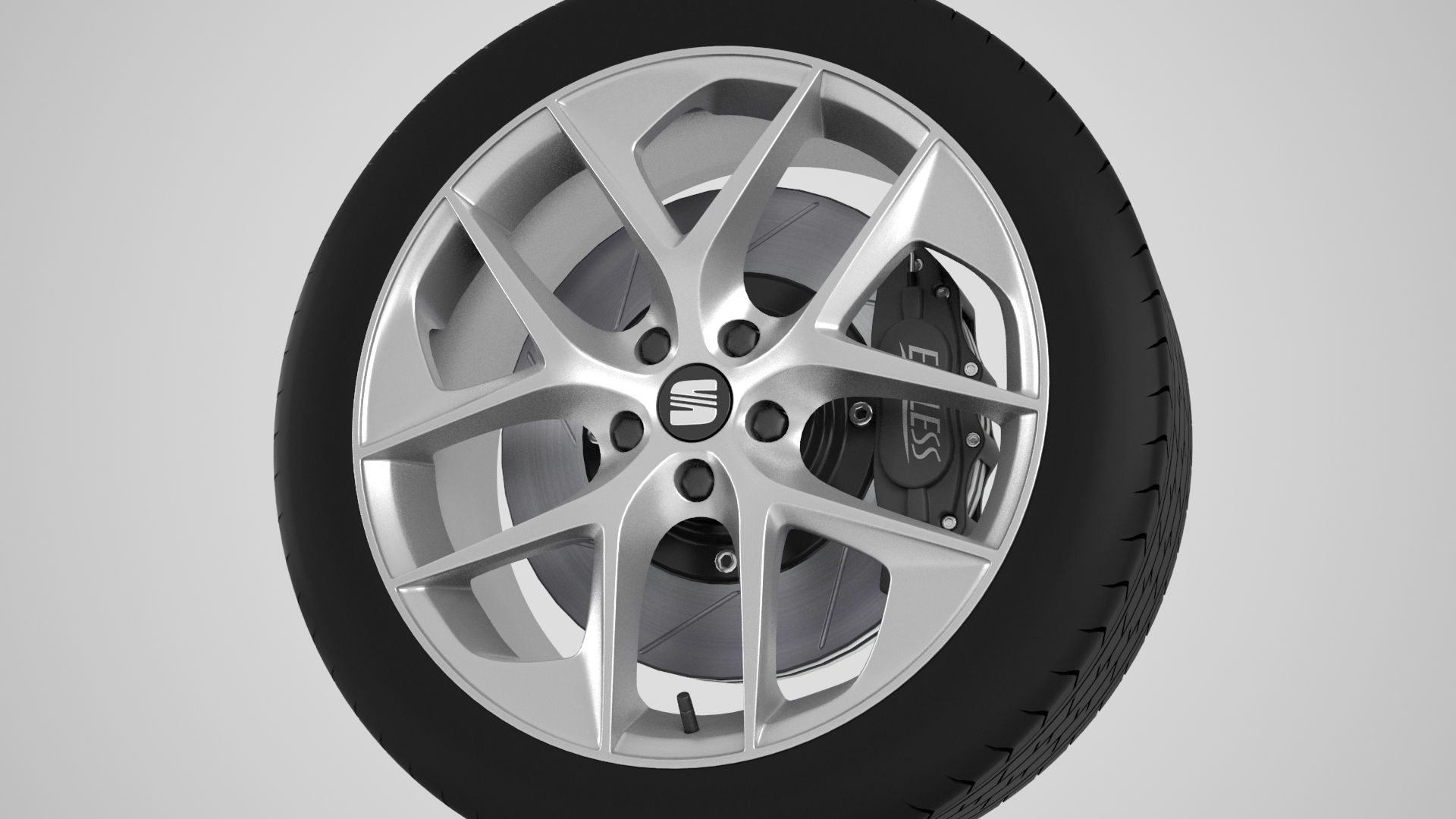 Seat Leon Rim 3D model_4