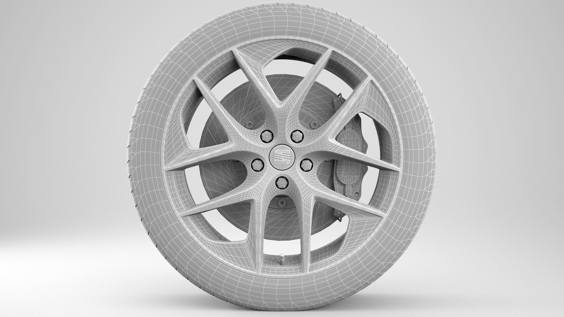 Seat Leon Rim 3D model_3