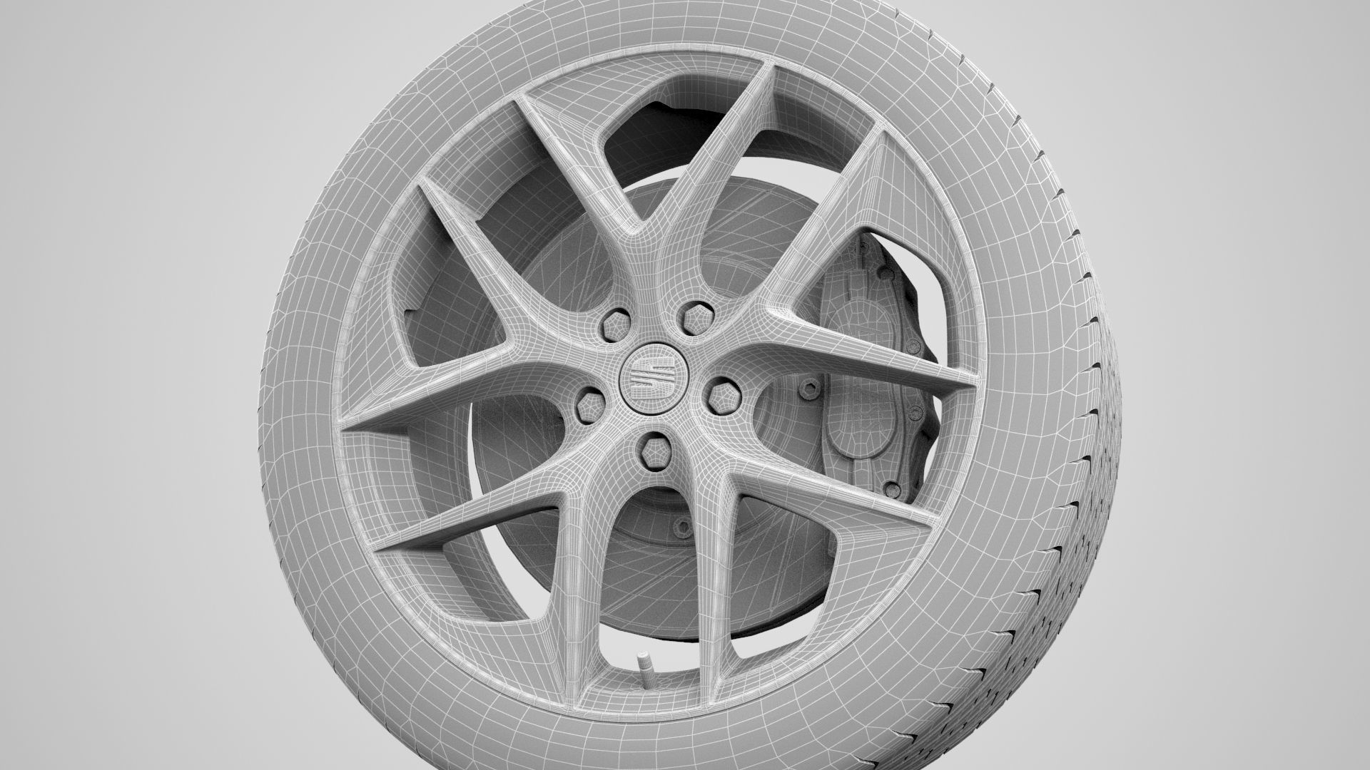 Seat Leon Rim 3D model_5