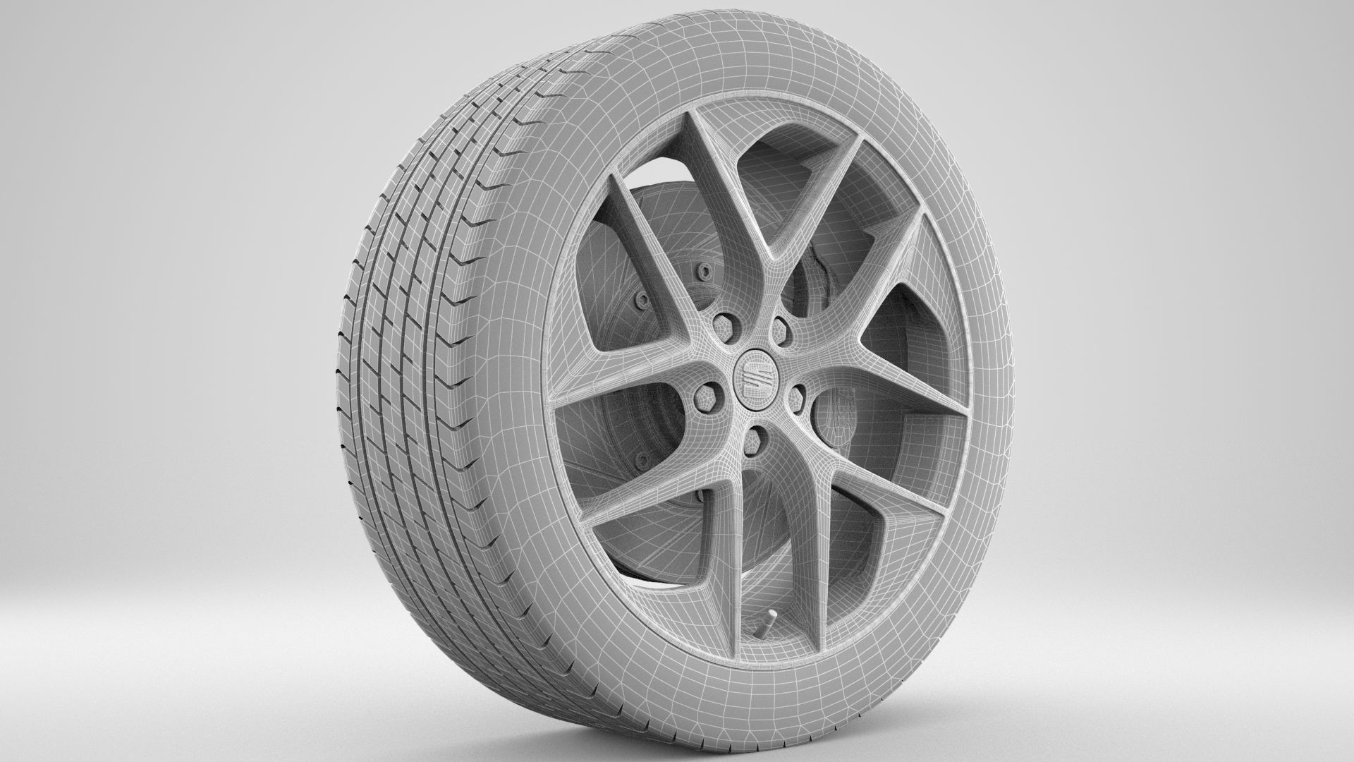 Seat Leon Rim 3D model_1