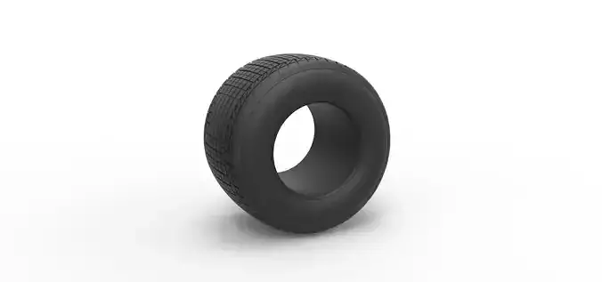 Dirt Sprint racing tire 5 Scale 1 to 25