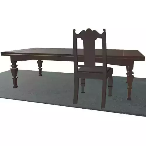Dining Room Table and Chair