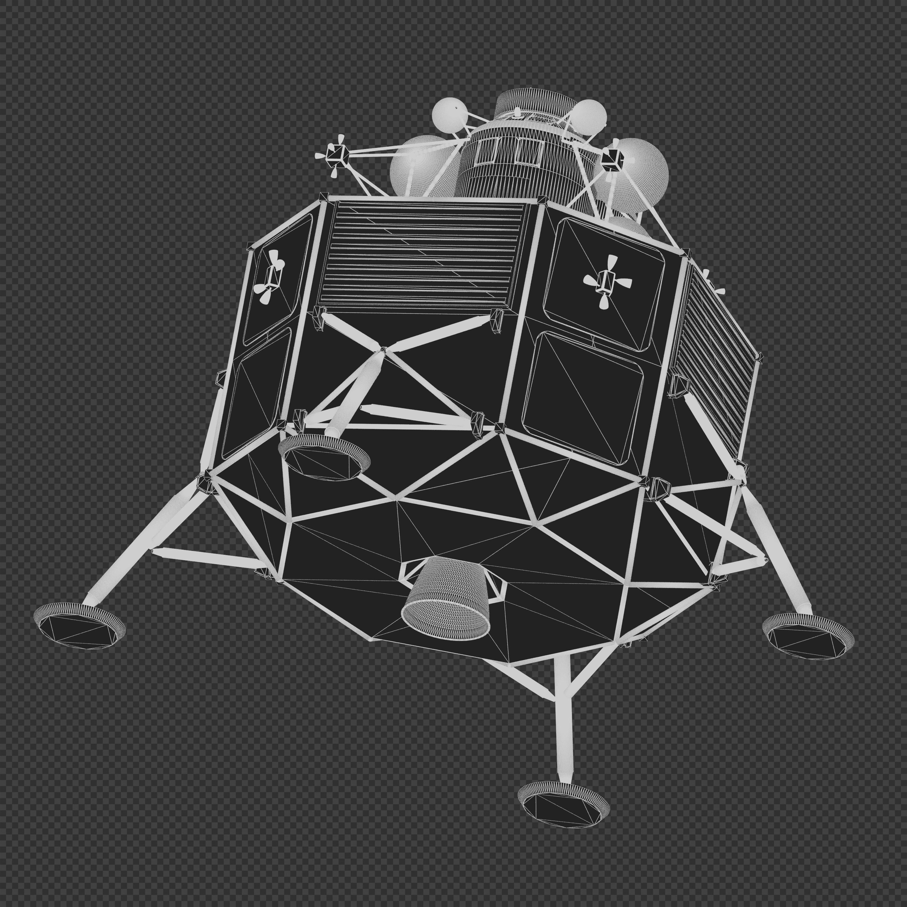 NASA Altair lunar lander 3D model_9